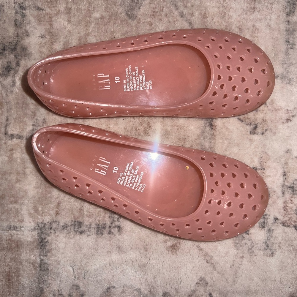 GAP Pink Heart Cutout Flats